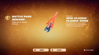 Fortnite Style:  NEW CLASSIC PLASMA SPIKE     ( The New Seven set )