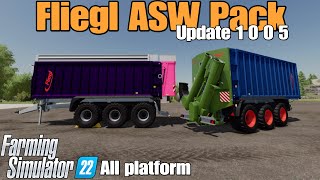 Fliegl ASW Pack / FS22 UPDATE for Feb 26/24