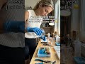She’s been making ocean lamps for over a year #lamp #handmade #resinart