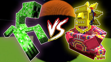 Mutant Creeper VS Barako the Sun Chief - Minecraft Mob Battle - SLN Craft