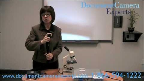 Connecting an AVerMedia AVerVision CP300 document camera to a microscope (without using an adapter)
