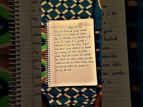 essay on holi
