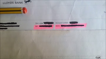 How to find your iban and bic number