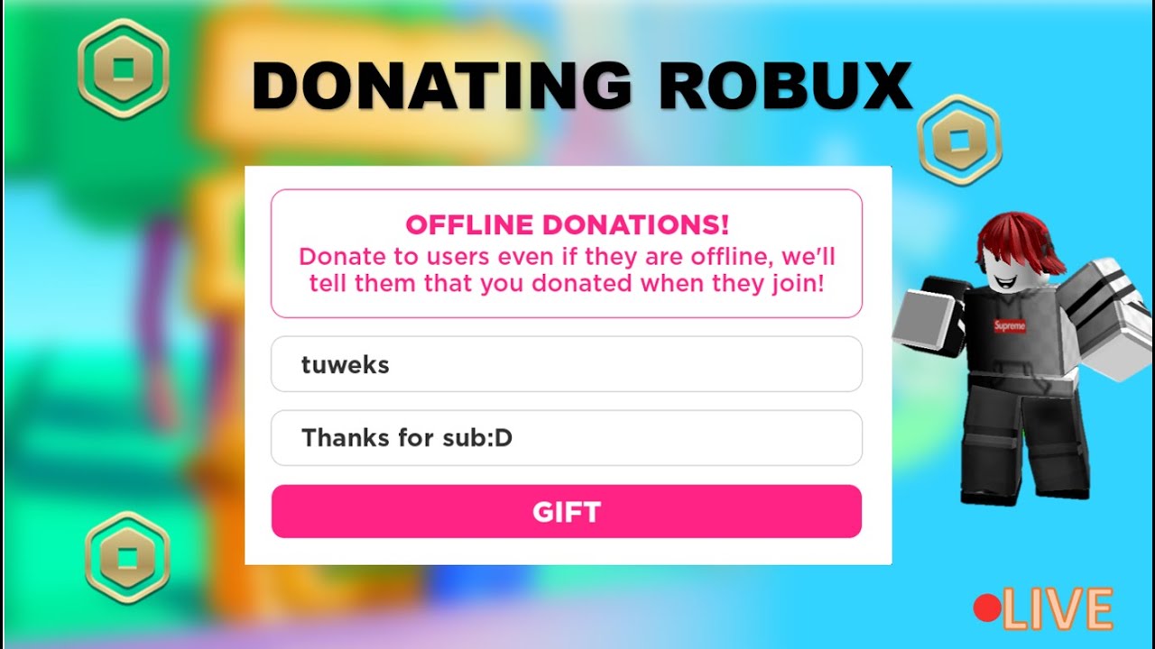 🔴PLS DONATE ( RAISING ROBUX FOR NEXT DONATION STREAM ) ROAD TO 1K SUBS🔴 ...