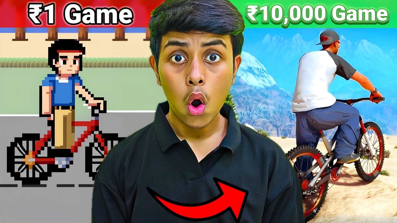 ₹1 Vs ₹10,000 Cycle Game! 😱