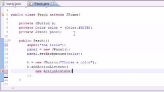 Java Programming Tutorial   85   JColorChooser