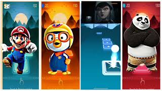 Tails hop game time #tileshop #pororo #mario #challenge #panda #mutantninja #kunfupanda4 #ninja  screenshot 4