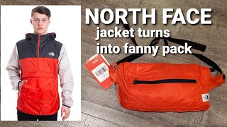 north face jacket bag