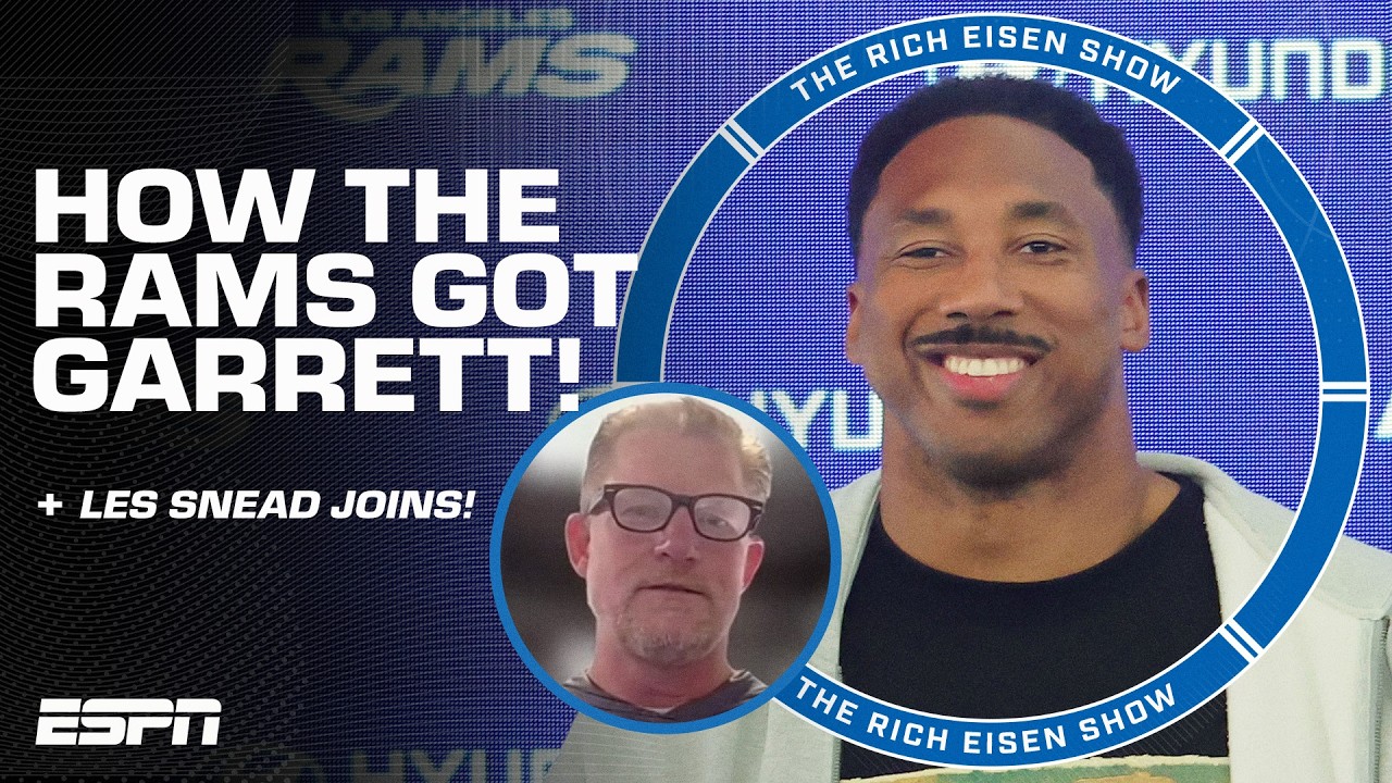 Rams GM, Les Snead, has been TRYING to get Myles Garrett since... π | The Rich Eisen Show