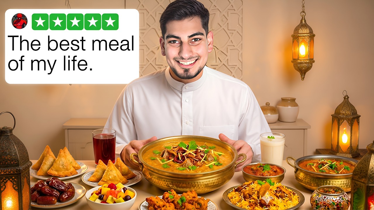 I Tried Nandos Vs Luxury Tent Iftar