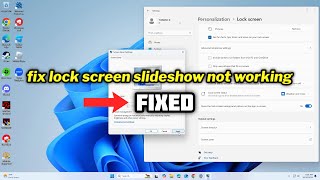 (FIXED) lock screen slideshow not working in windows 10/11 screenshot 5