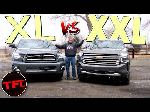 2021 Toyota Sequoia vs the New Chevy Suburban - I Directly Compare Them & Come Away Surprised!