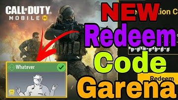 *NEW* 22 March 2021 Redeem Code Cod Mobile Gerena | Codm Garena Redeemption Code 2021 | Redeem code