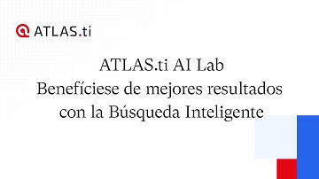 Buscar & codificar texto con búsqueda inteligente - ATLAS.ti 22 Windows