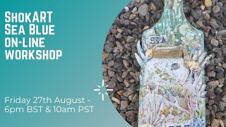 ShokART Sea Blue Online Workshop  Preview - Under the Sea