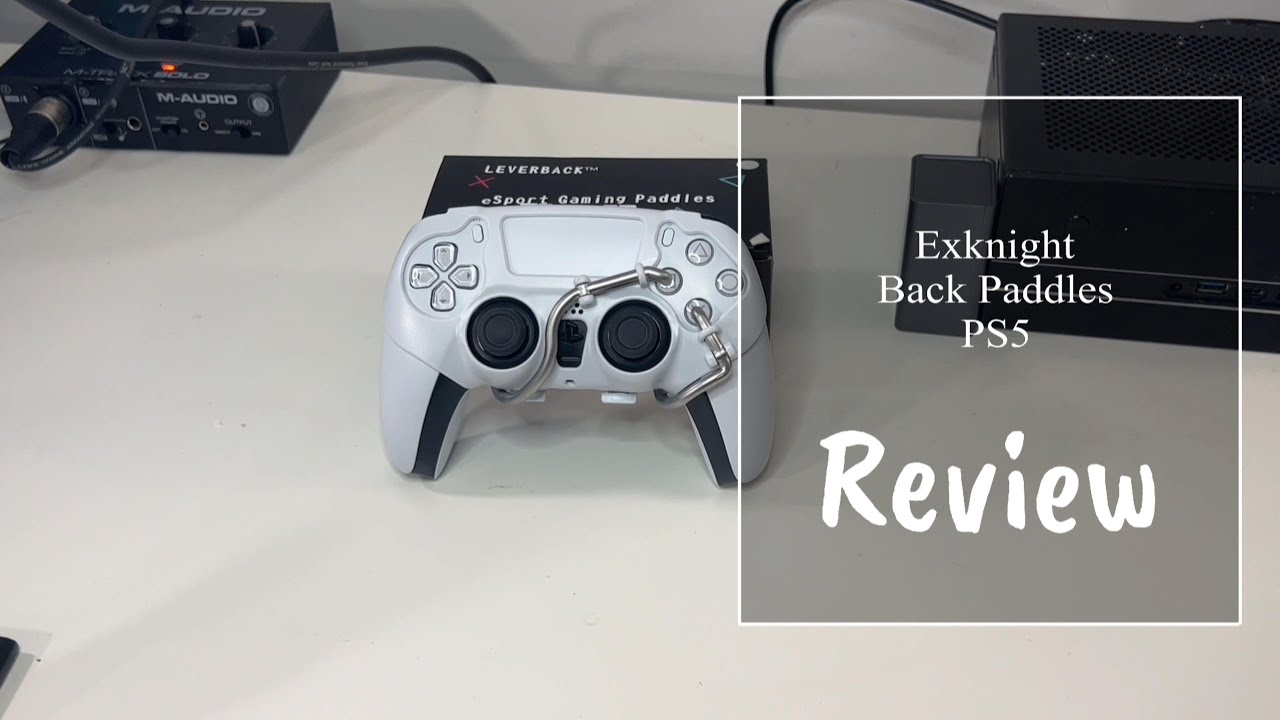 EXknight Leverback Paddles PS5, Botões Traseiros Pás de Jogos para Controle  PS5 : : Eletrônicos
