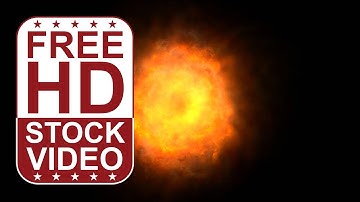 Free Stock Videos – abstract animated fire planet star burning on black background 2D