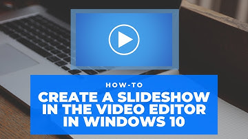 Create a photo slideshow in the Video editor in Windows 10