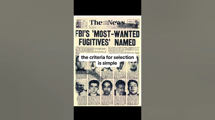 The FBI debuts “10 Most Wanted Fugitives” list on March 14, 1950 | J. Edgar Hoover - DayDayNews
