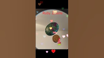 Polished Handcrafted 40x30mm 69.15ct Oval Ruby Zoisite Cabochon  #cooperstonecrafts #crystals