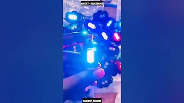 Airplane led lights for bikes and helmets || bike modification accessories||#aircraft  #ledlights