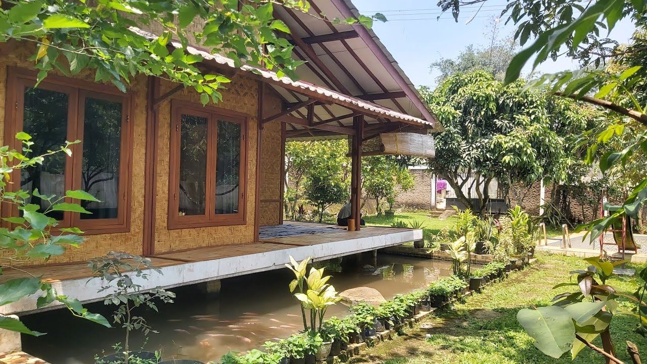🏕️DIJUAL RUMAH RASA VILLA||PLUS KAMBING 10 EKOR ADA KOLAM IKAN AIR MELIMPAH DI CARINGIN BOGOR