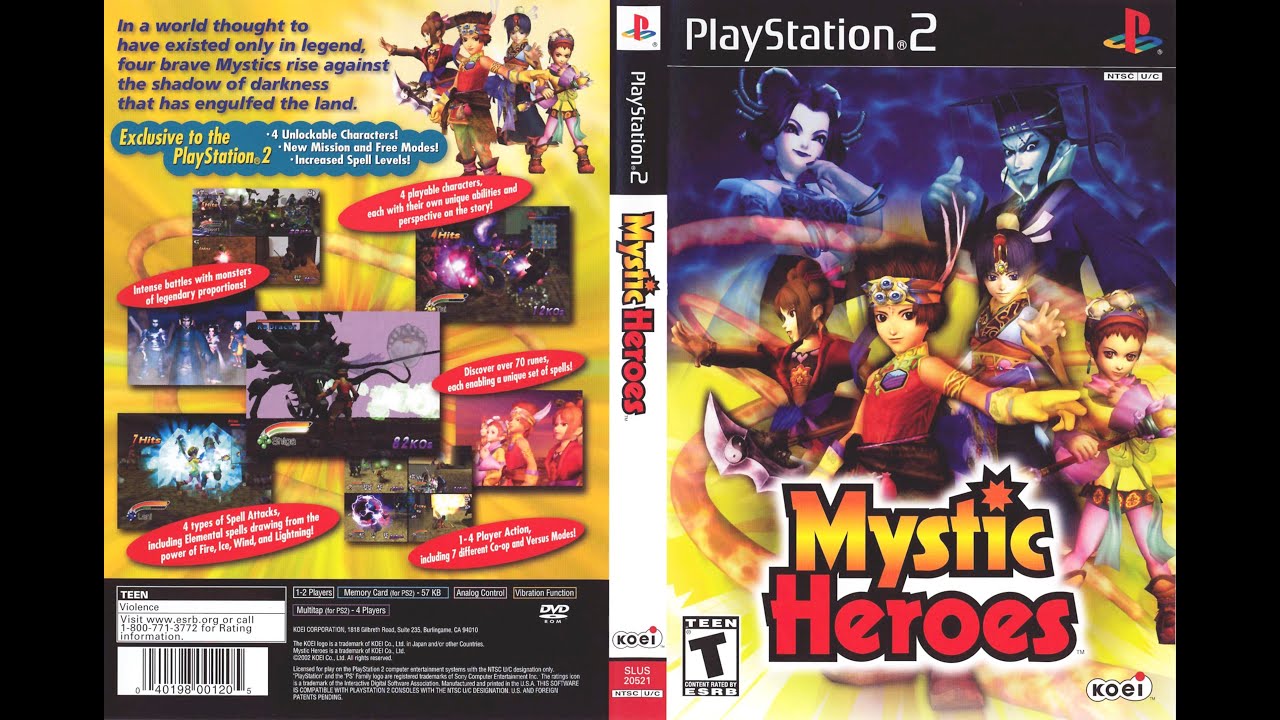 Mystic Heroes (NTSC) 4K Full Walkthrough No Commentary PS2 GameCube