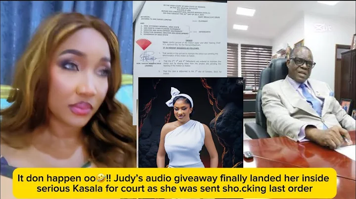 It don happen oo🤣!! Judy’s audio giveaway finally landed her inside serious Kasala for court as…