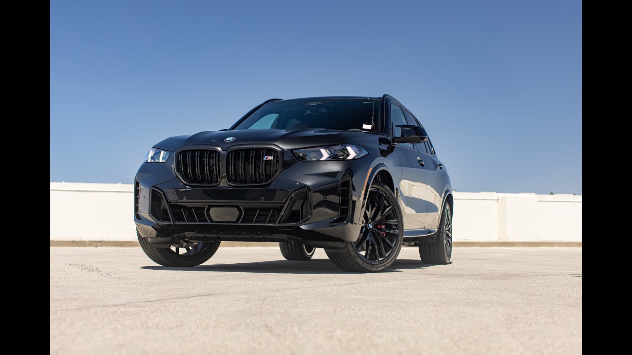 The 2025 X5 M60i in Black Sapphire | 4K - YouTube