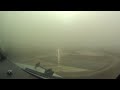 Boeing 737400 landing in heavy dust storm in tel aviv  737aviation