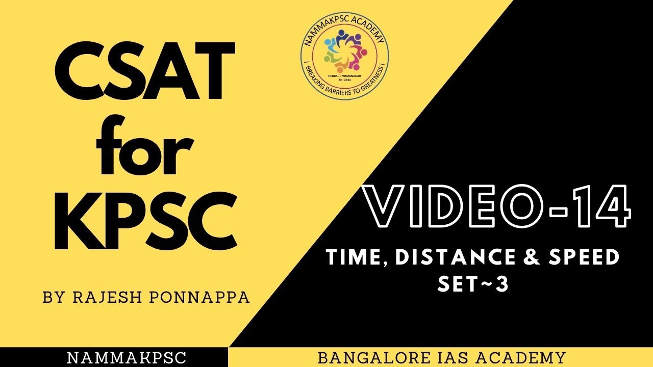 free-csat-class-for-kpsc-prelims-video-14-problems-on-time-distance
