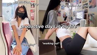 productive days in my life  preparing for back to school: adulting, organizing, cleaning etc