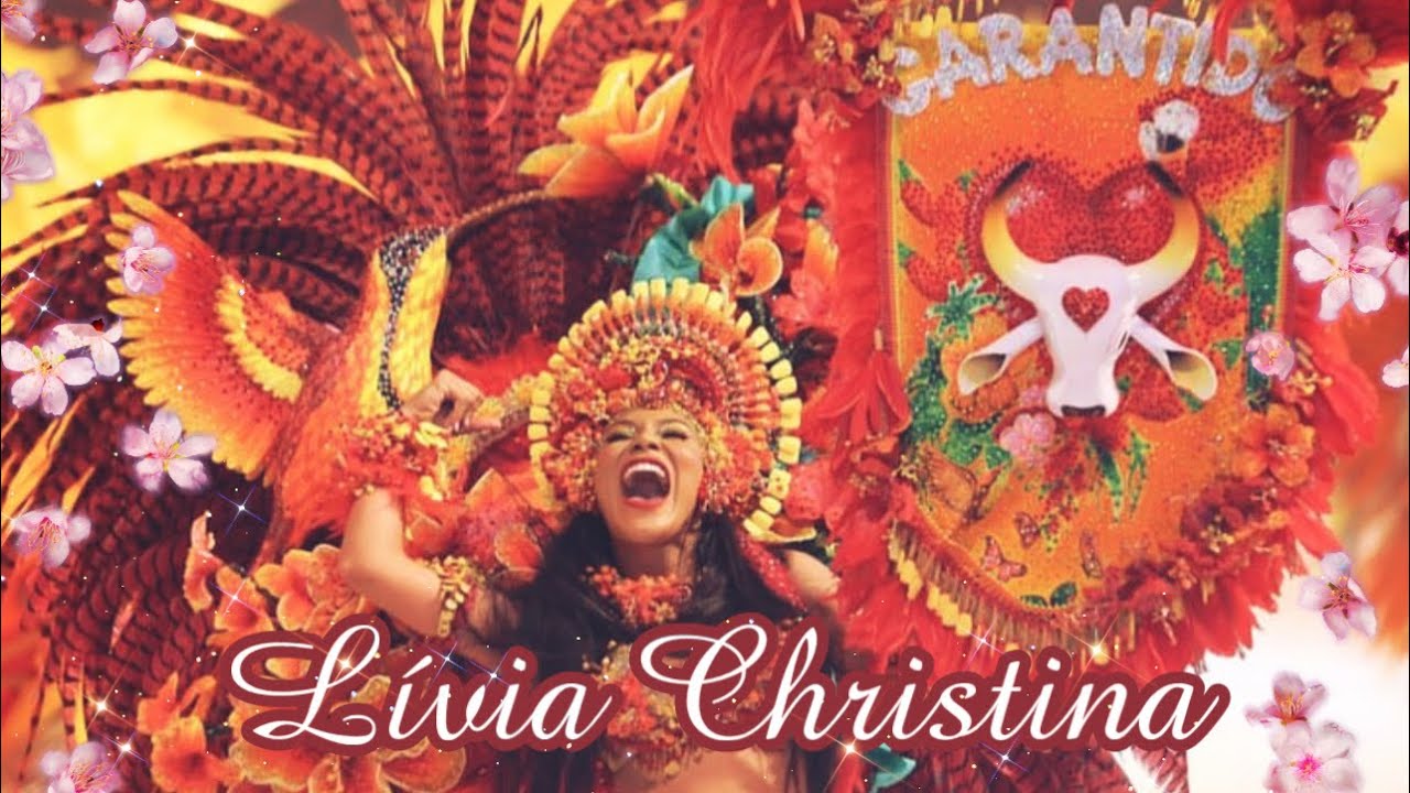 Porta-Estandarte Lívia Christina na 1ª Noite do Festival de Parintins 2023.