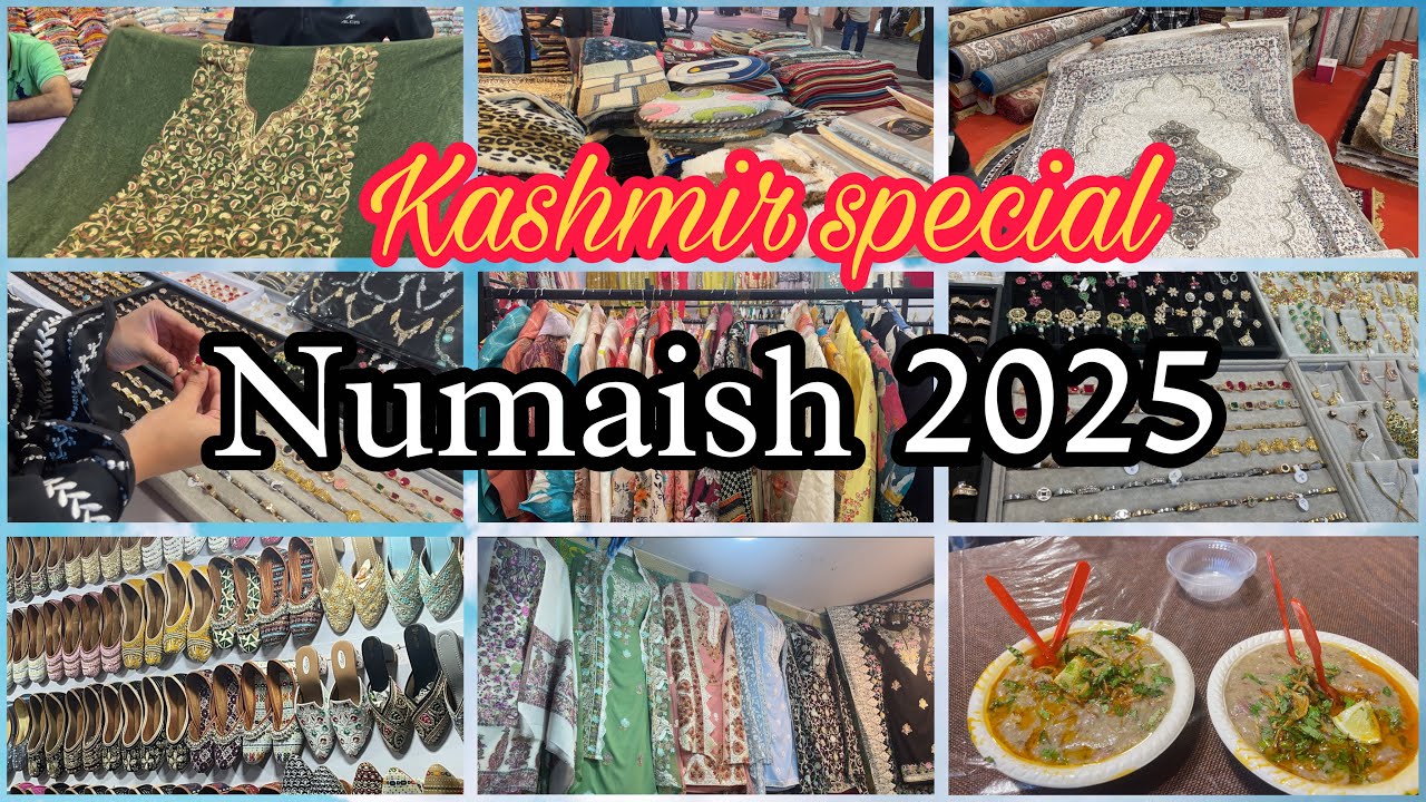 Kashmir Special😍| Hyderabad Numaish Exhibition 2025 🛍️| Kurties,Jewellery, Dry Fruits & Much More ‼️