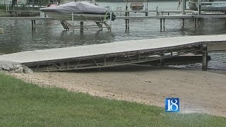 Water levels at Lake Freeman are hurting business