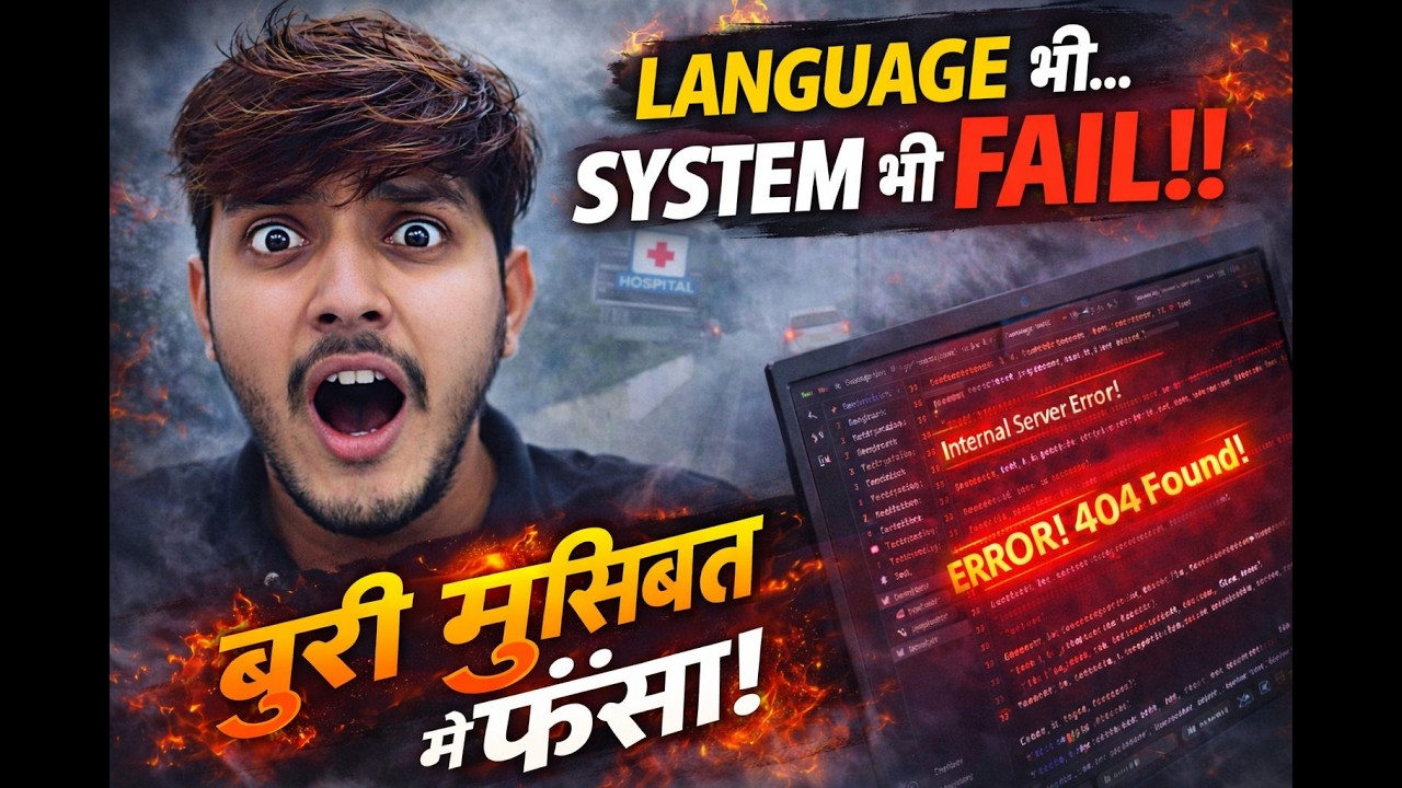 Subah Subah SYSTEM FAIL! 😱 Dhund, Hospital aur Coding Error Ek Saath!#SystemFail #WorstMorning