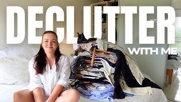 Extreme Closet Declutter | Simplifying My Wardrobe