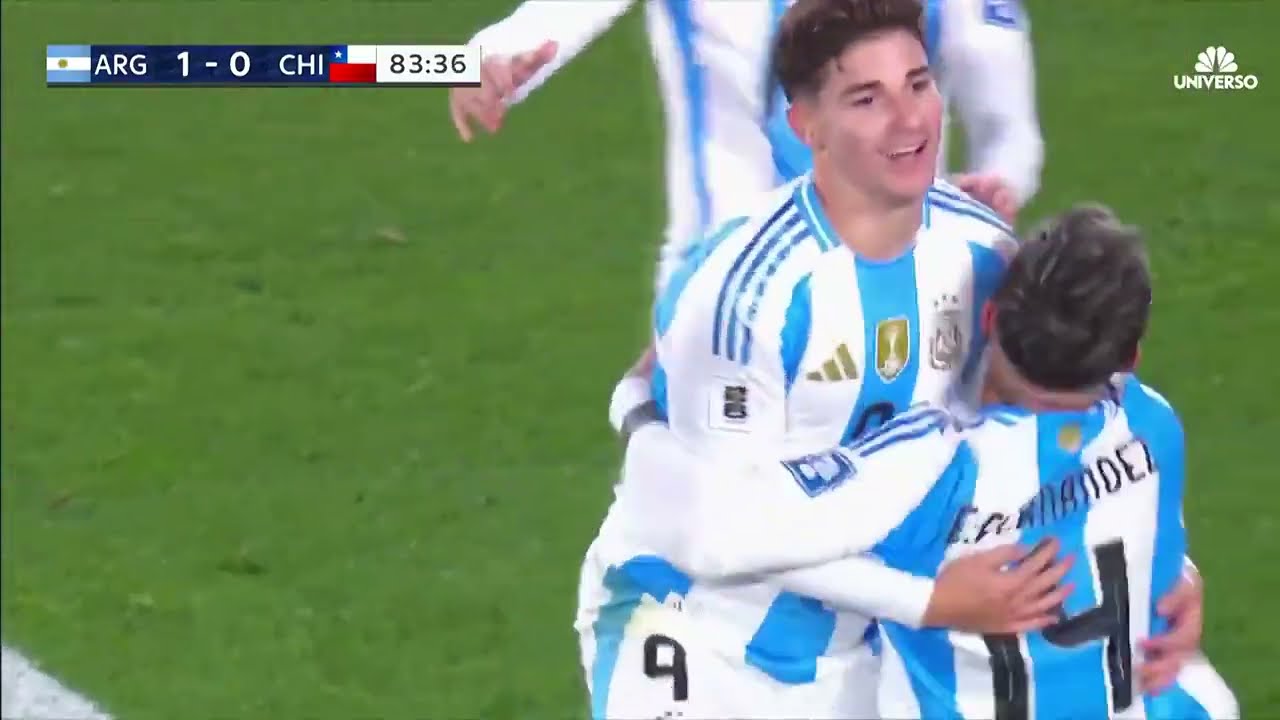 ⚽️ ¡QUE GOLAZO de JULIÁN ÁLVAREZ! 🇦🇷 ¡Argentina GOLEA a Chile! 