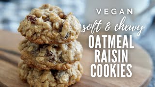 SOFT & CHEWY Oatmeal Raisin Cookies | VEGAN by YdaJun's Plant-based Kitchen 41,024 views 3 years ago 2 minutes, 24 seconds