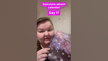 Day 17 of opening a gemstone advent calendar! #gemstoneadventcalendar #adventcalendar #christmas