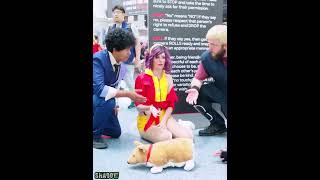 Kakashi has no roots😂 #kakashi #cosplay #fyp