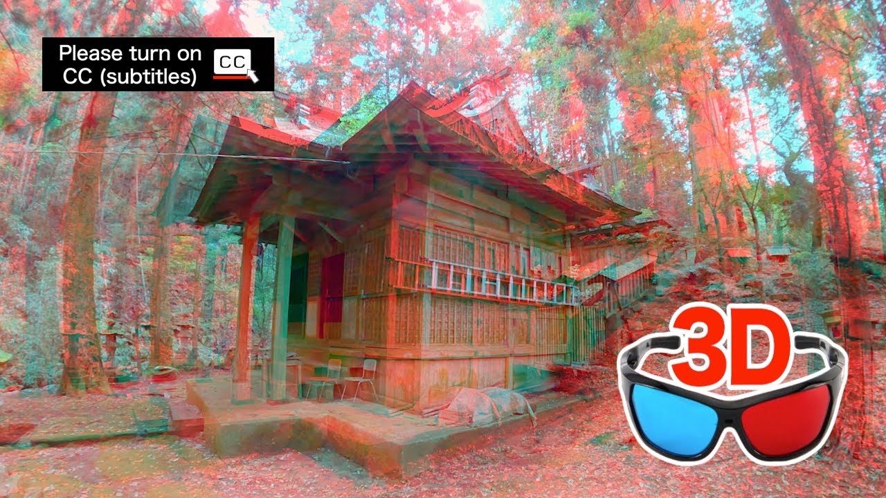 Анаглифное 3D видео — Мой любимый храм / красно-голубые очки