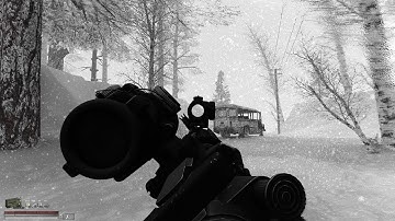 Stalker Anomaly 1.5.1 Boomsticks and sharpsticks + Winter mod Red Forrest battle gameplay #13