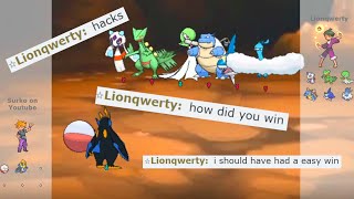 EMPOLEON SWEEPS SALTY POKEMON SHOWDOWN PLAYER - THINKS I HACKED!!