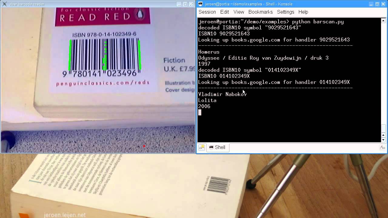 Turn Your Webcam Into A Library Barcode Scanner Youtube