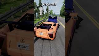 Lexus LFA Flashback / BeamNG.drive #shorts