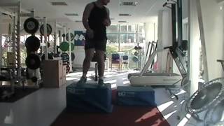 Lateral Drop Jump On To Box