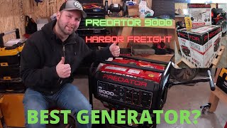 Harbor Freight Generator Predator 9000 Watt Best Portable Generator for the money?