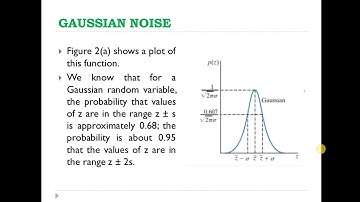 Image Restoration - Noise Models