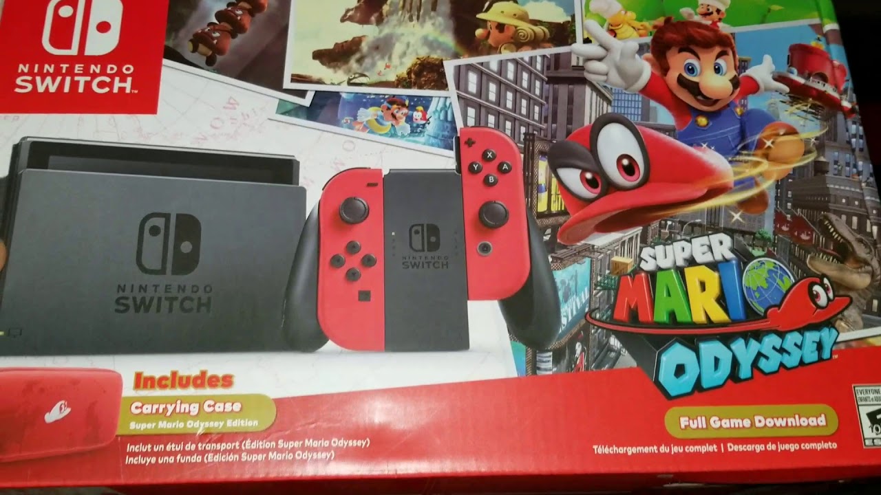 nintendo switch mario odyssey bundle